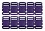 20un Fecho 20mm Lilás Plástico Bolsas Mochilas Costura - Imagem 1