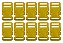 20un Fecho 20mm Amarelo Ouro Plástico Bolsas Mochilas Costura - Imagem 1