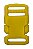 20un Fecho 20mm Amarelo Ouro Plástico Bolsas Mochilas Costura - Imagem 2