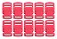 20un Fecho 20mm Rosa Bebê Plástico Bolsas Mochilas Costura - Imagem 1