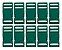 20un Fecho 20mm Tiffany  Plástico Costura Bolsas Mochilas - Imagem 1