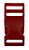 20un Fecho 20mm Vermelho Plástico Costura Bolsas Mochilas - Imagem 2