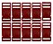 20un Fecho 20mm Vermelho Plástico Costura Bolsas Mochilas - Imagem 1