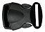 10un Fecho 30mm Preto Plástico Presilha Costura Bolsa Mochila - Imagem 2