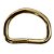 400un Meia Argola 25mm Dourado Ferro Alça Bolsa Cadarço Fita - Imagem 2