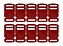 20un Fecho 20mm Vermelho Plástico Costura Mochilas Bolsas - Imagem 1