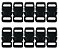20un Fecho 10mm Preto Plástico Costura Bolsas Mochilas - Imagem 1