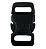 20un Fecho+20un Regulador Preto 10mm Plástico Bolsa Mochila - Imagem 4