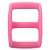 50un Regulador 10mm Rosa Bebê Plástico Bolsa Mochilas Fita - Imagem 3