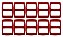 50un Regulador 10mm Vermelho Plástico Bolsa Mochilas Fita - Imagem 2