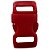 50un Fecho 10mm Vermelho Plástico Engate Bolsas Mochilas - Imagem 3