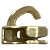 20un Cursor N°05-06 Dourado Sem Cabo Puxador Carrinho Zíper - Imagem 2
