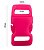 500un Fecho 10mm Rosa Flúor Plástico Engate Alça Mochilas - Imagem 1