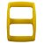 50un Regulador 10mm Amarelo Ouro Plástico Alça Bolsa Mochila - Imagem 2