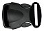 250un Fecho 40mm Preto Plástico Presilha Costura Bolsa Mochila - Imagem 1