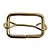 100un Regulador 15mm Dourado Ferro Passador Bolsas Mochilas - Imagem 2