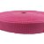 250m Fita CA 25mm 2,5cm Rosa Flúor Cadarço Alça Bolsas Mochilas - Imagem 3