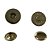 10un Botão Imã com Rebite Magnético 18mm Dourado Bolsa - Imagem 1