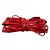 50m Vivo PVC Vermelho Costura Acabamento Bolsa Mochilas Mala Plástico - Imagem 1
