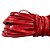 50m Vivo PVC Vermelho Costura Acabamento Bolsa Mochilas Mala Plástico - Imagem 2