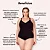 Cinta Body Modelador Plus Size Compressão Sem Bojo Preta - Imagem 2