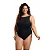 Body Maiô Plus Size Praia Liso Decote Costas Nua Sem Bojo - Imagem 3