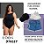 Body Maiô Plus Size Praia Liso Decote Costas Nua Sem Bojo - Imagem 6