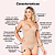 Cinta Body Modelador Compressão Redutor de Medidas sem Bojo Bege - Imagem 6