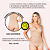Cinta Body Modelador Compressão Redutor de Medidas sem Bojo Bege - Imagem 3