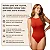 Body Maio Feminino Praia Costa Nua Decote Em V Sem Bojo Branco - Imagem 4