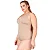 Cinta Body Modelador Plus Size Compressão sem Bojo Bege - Imagem 1