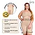 Bermuda Cinta Modeladora Plus Size Bege - Imagem 4