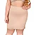 Saia Feminina Modelo Anágua Plus Size Renda Bege - Imagem 1