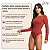 Body Feminino Manga Longa Decote Costas Microfibra Sem Bojo Sanremo - Imagem 4