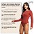 Body Feminino Manga Longa Decote Costas Microfibra Sem Bojo Preto - Imagem 3