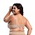Sutiã Pós-Mastectomia Plus Size Para Usar com Prótese Microfibra Bege - Imagem 6