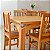 Conjunto de Jantar 8 Lugares - Mesa Santiago e Cadeiras Alemãs em Madeira Maciça de Demolição - Independência Móveis - Imagem 4
