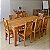 Conjunto de Jantar 8 Lugares - Mesa Santiago e Cadeiras Alemãs em Madeira Maciça de Demolição - Independência Móveis - Imagem 3