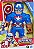 BONECO  MEGA MIGHTIES CAPITAO AMERICA E7105 - HASBRO - Imagem 1