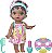 Boneca Baby Alive Glam Spa Negra -F3566 Hasbro - Imagem 3