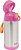 GARRAFA TÉRMICA PAREDE DUPLA  ROSA  400ML 11384 BUBA - Imagem 2