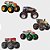 Hot Whells Monster Trucks Pacote com 5 Mattel GBP31 - Imagem 2