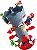 Super Mario Jogo Blow Up! Shaky Tower Epoch 7356 - Imagem 2