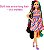 Boneca Barbie Totally Hair Vestido Listrado Colorido Mattel HCM90 - Imagem 4