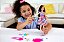 Boneca Barbie Totally Hair Vestido Listrado Colorido Mattel HCM90 - Imagem 2