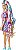 Boneca BarbieTotally Hair Vestido Estrelas Mattel HCM88 - Imagem 4