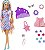 Boneca BarbieTotally Hair Vestido Estrelas Mattel HCM88 - Imagem 2