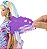 Boneca BarbieTotally Hair Vestido Estrelas Mattel HCM88 - Imagem 6