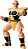 Boneco Dragon Ball Bandai Articulado Nappa Fun F0075-7 - Imagem 3