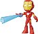 Boneco Marvel Spidey Friends Homem de Ferro F3998 Hasbro - Imagem 2